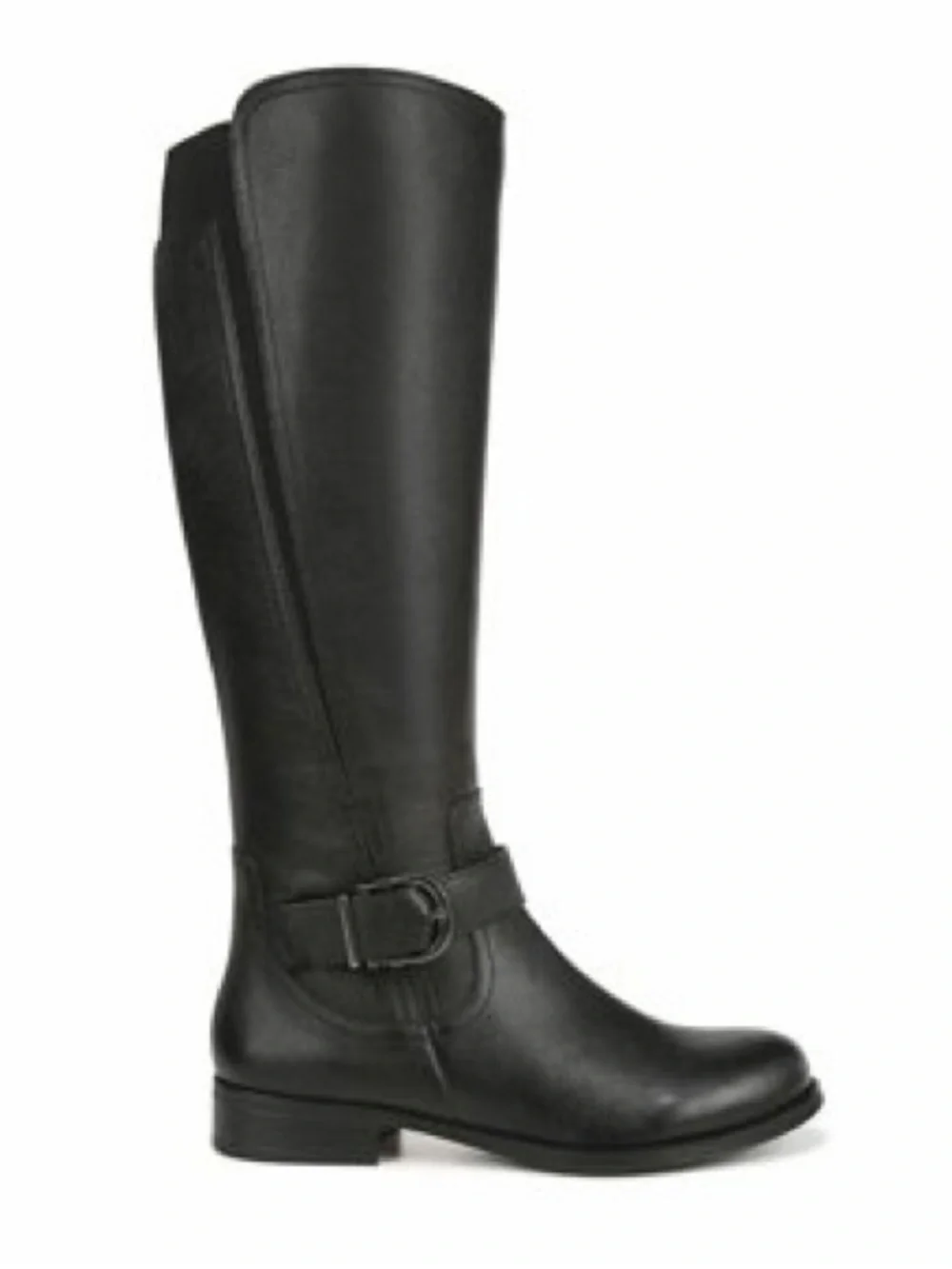 Naturalizer Jaya Riding Boot- Extra Wide Calf- Black